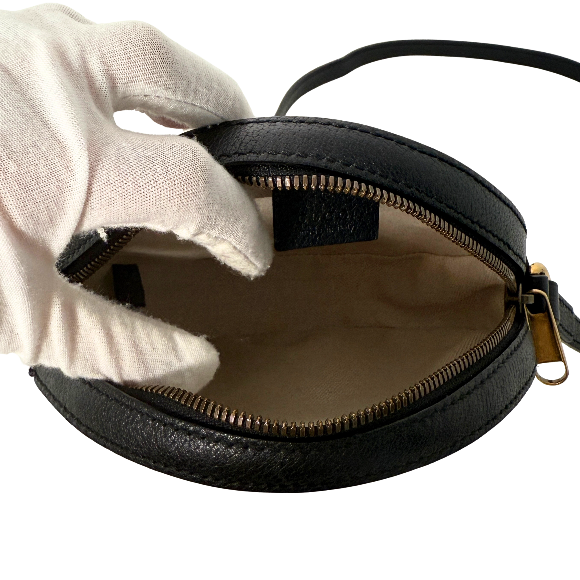 Gucci Runde GG Umhängetasche Velvet Rot Fullset / neuwertig Gucci