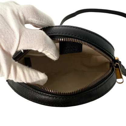 Gucci Runde GG Umhängetasche Velvet Rot Fullset / neuwertig Gucci