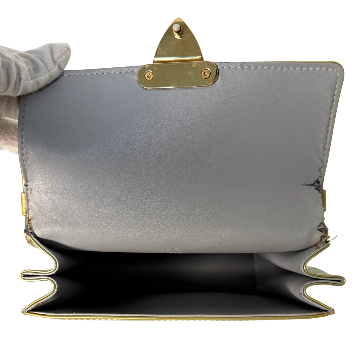 Louis Vuitton Monogram Vernis Spring Street Tasche Grün / akzeptabel Louis Vuitton