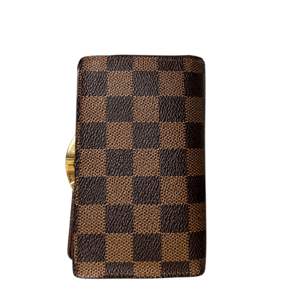 Louis Vuitton Viennois Geldbörse Damier Ebene Braun / gut Louis Vuitton