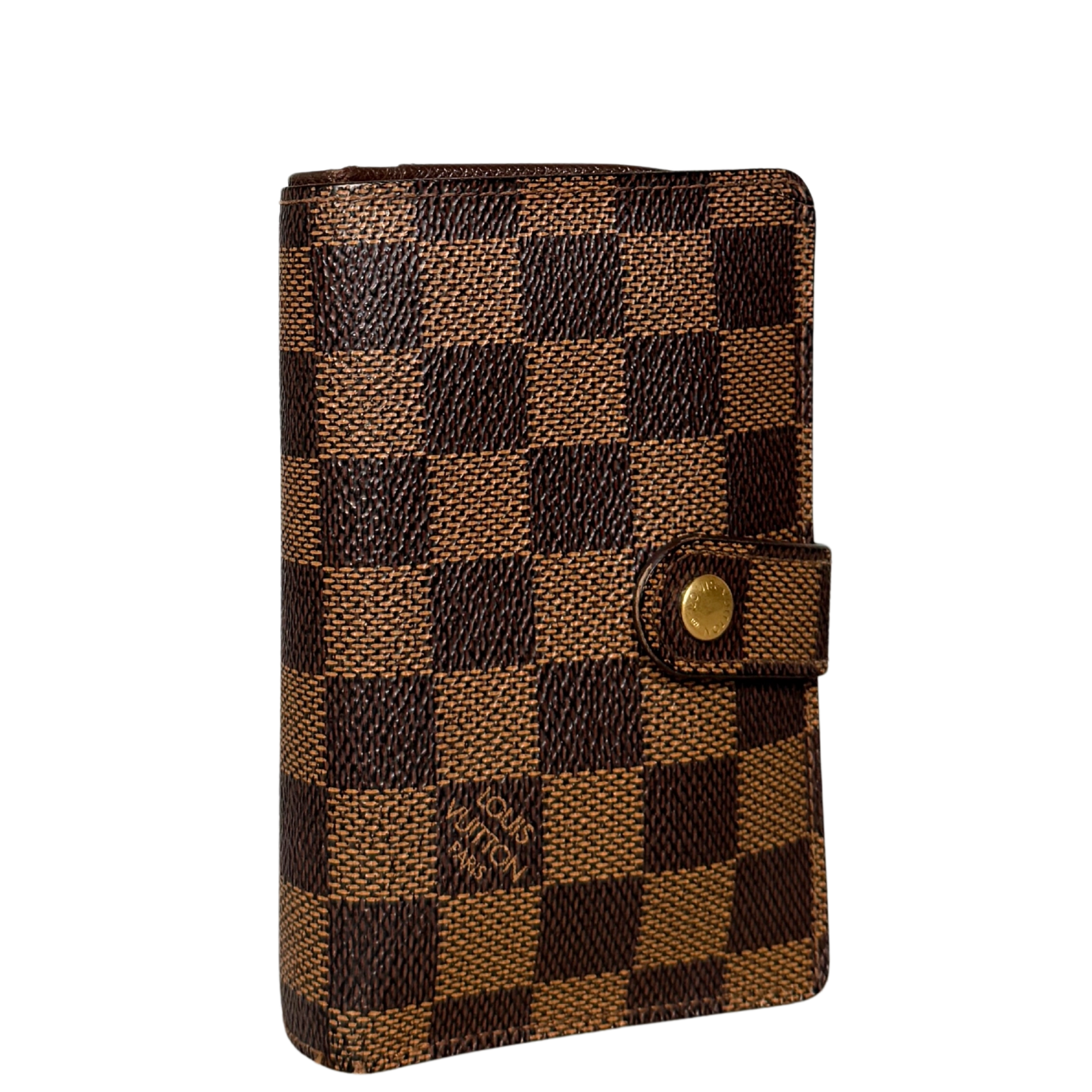 Louis Vuitton Viennois Geldbörse Damier Ebene Braun / gut Louis Vuitton