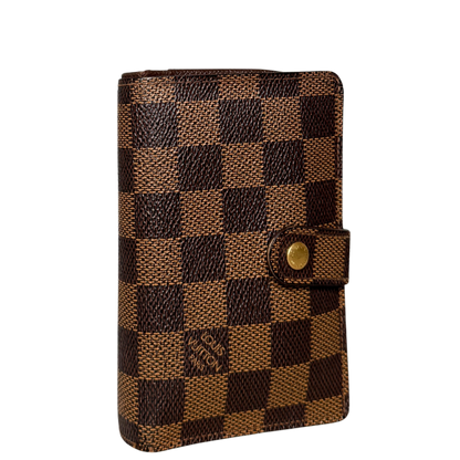 Louis Vuitton Viennois Geldbörse Damier Ebene Braun / gut Louis Vuitton