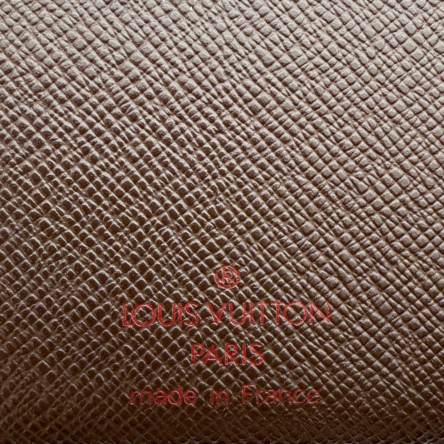 Louis Vuitton Viennois Geldbörse Damier Ebene Braun / gut Louis Vuitton