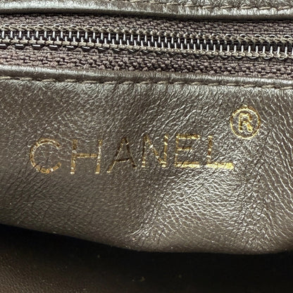 Chanel Vintage Schultertasche Dunkelbraun / sehr gut
