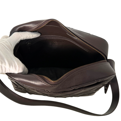 Chanel Vintage Schultertasche Dunkelbraun / sehr gut