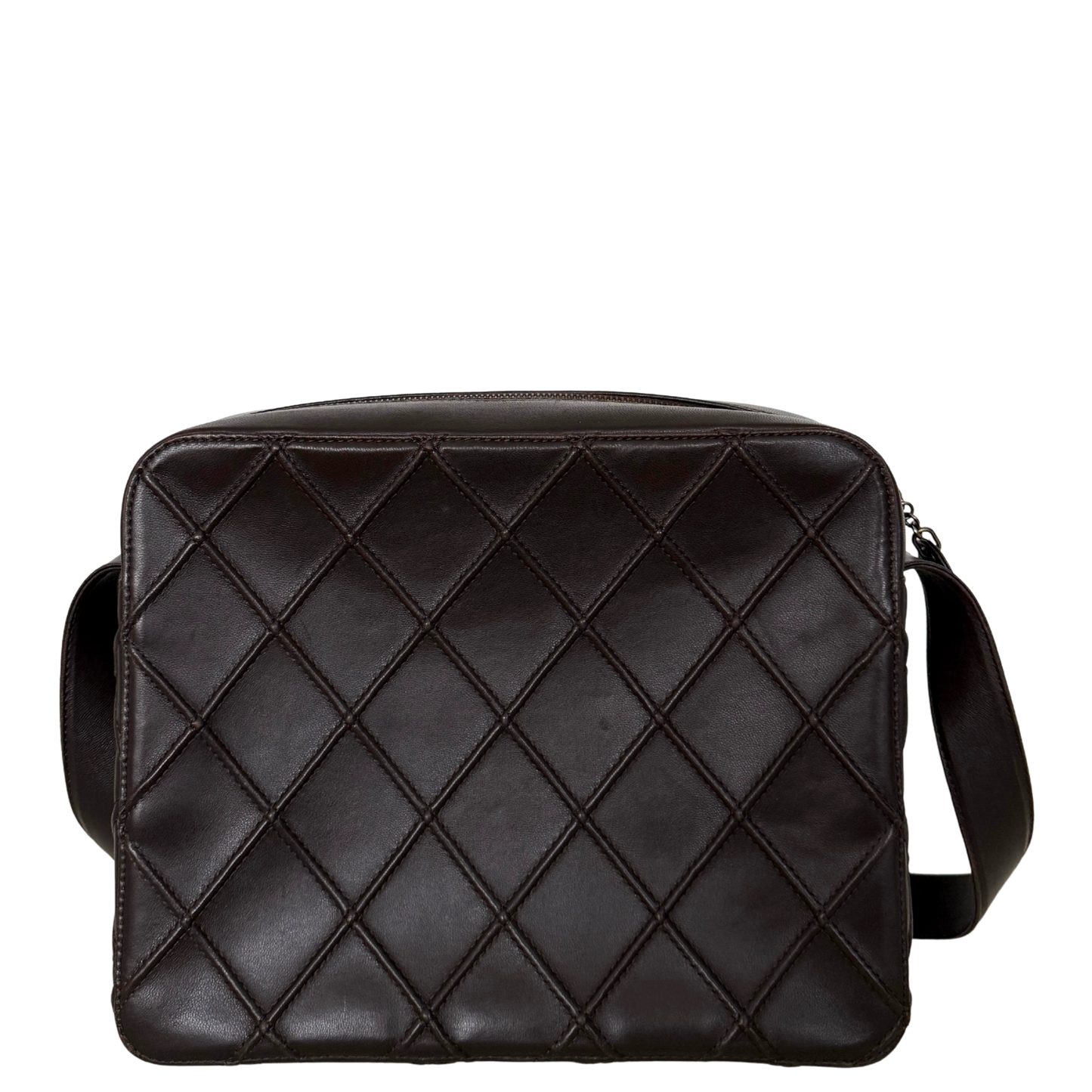 Chanel Vintage Schultertasche Dunkelbraun / sehr gut