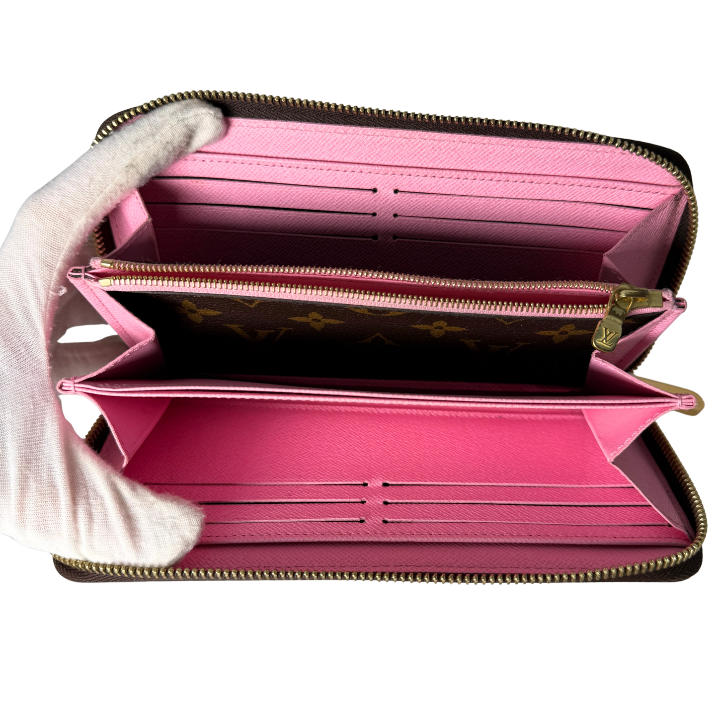 Louis Vuitton Zippy Vivienne Holiday Monogram Canvas Braun / sehr gut