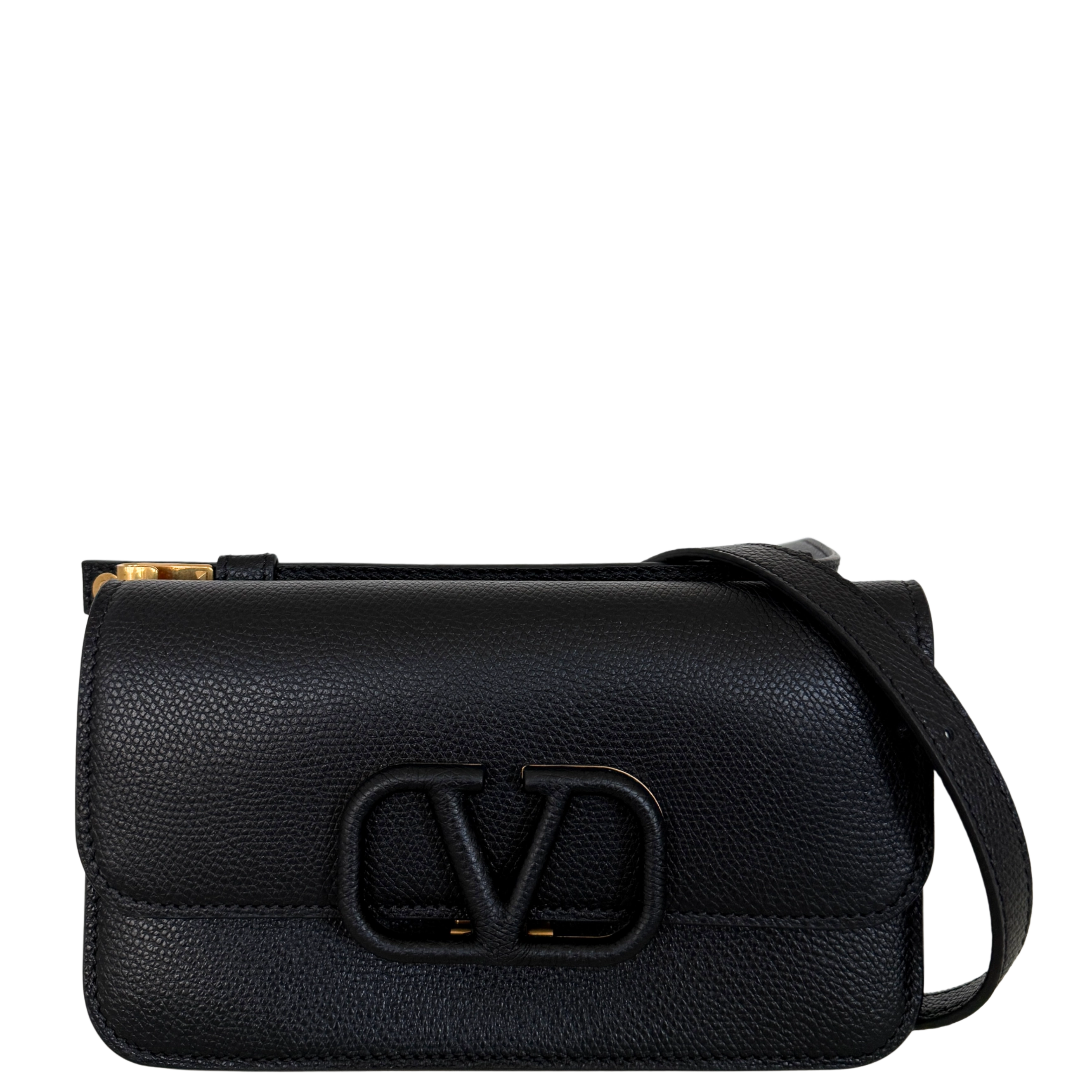 Valentino Garavani Vsling Schultertasche Small Schwarz / neuwertig Valentino
