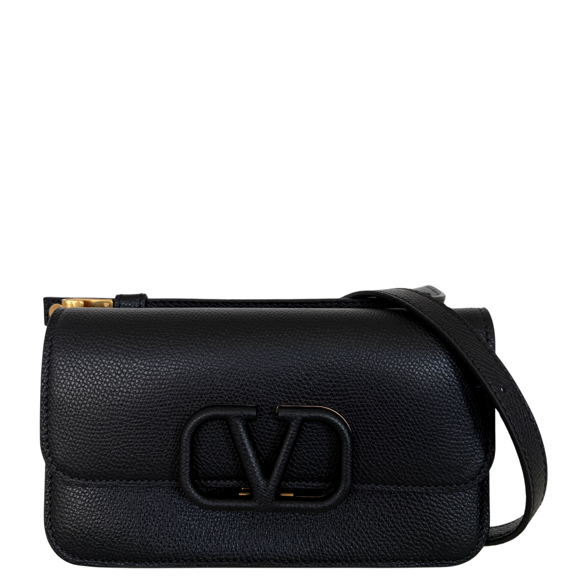 Valentino Garavani Vsling Schultertasche Small Schwarz / neuwertig Valentino