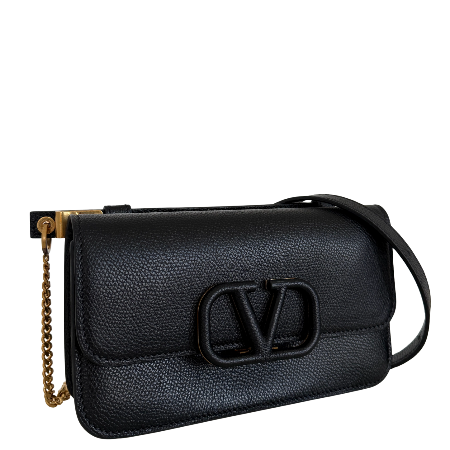 Valentino Garavani Vsling Schultertasche Small Schwarz / neuwertig Valentino