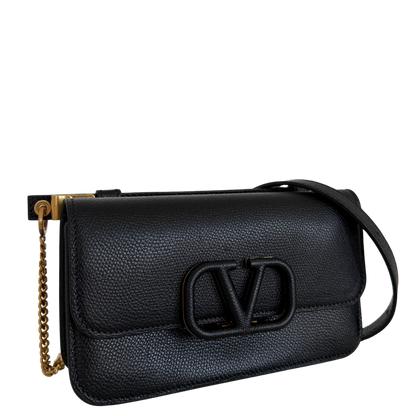 Valentino Garavani Vsling Schultertasche Small Schwarz / neuwertig Valentino