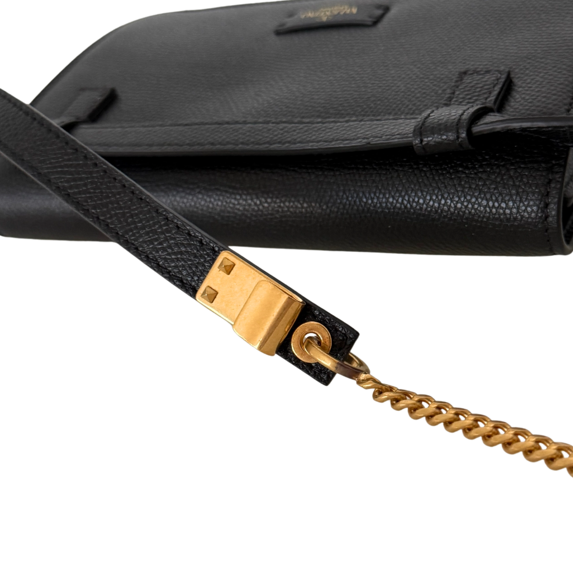 Valentino Garavani Vsling Schultertasche Small Schwarz / neuwertig Valentino