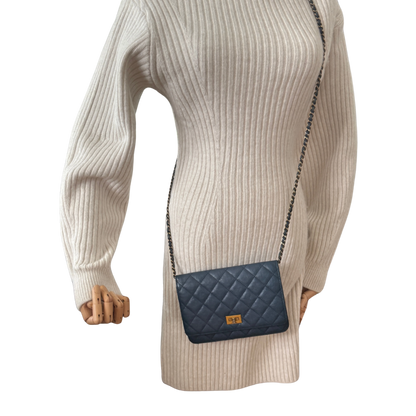 Chanel Wallet on Chain 2.55 Reissue Marineblau / gut Chanel