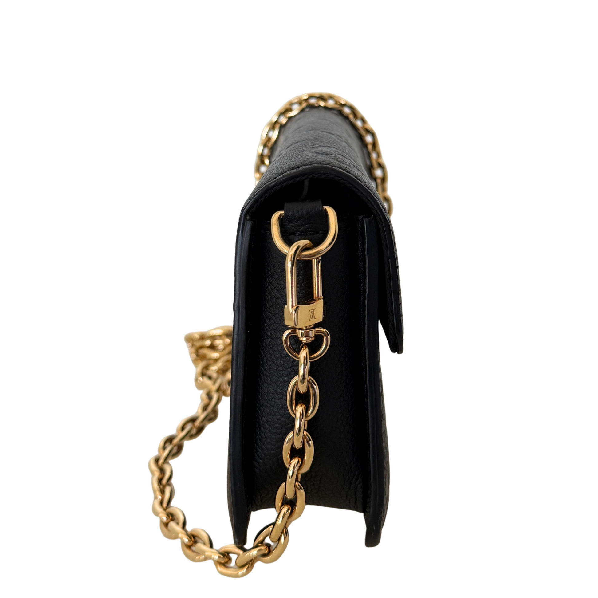 Louis Vuitton Wallet On Chain Métis Schwarz Fullset / sehr gut Louis Vuitton