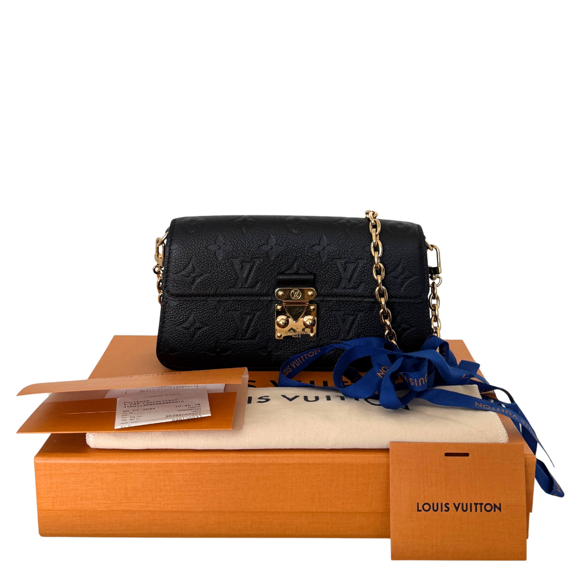 Louis Vuitton Wallet On Chain Métis Schwarz Fullset / sehr gut Louis Vuitton