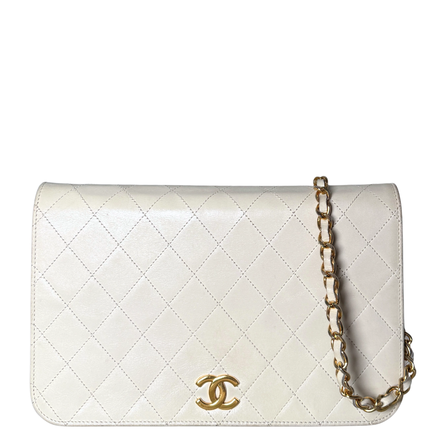Chanel Timeless Wallet on Chain WOC Weiß / gut Chanel