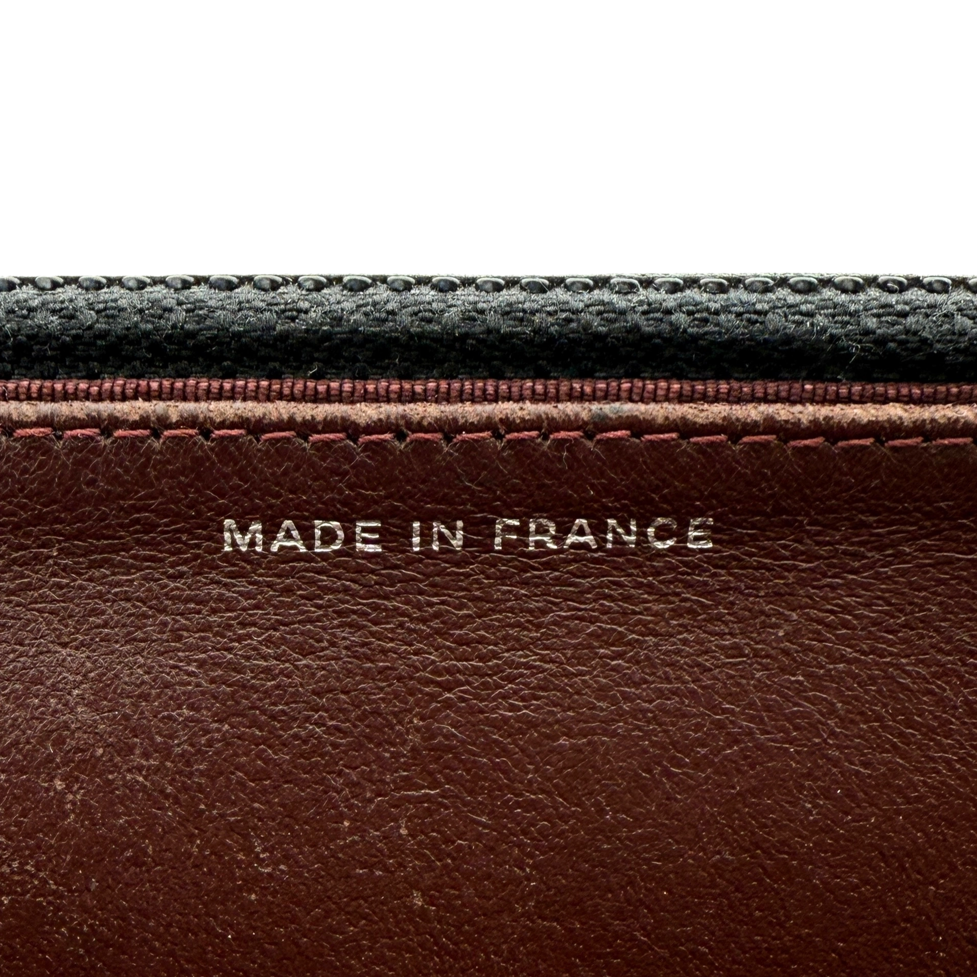 Chanel Wallet on Chain Bag Schwarz silberne Hardware / gut Chanel