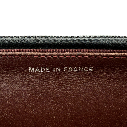 Chanel Wallet on Chain Bag Schwarz silberne Hardware / gut Chanel