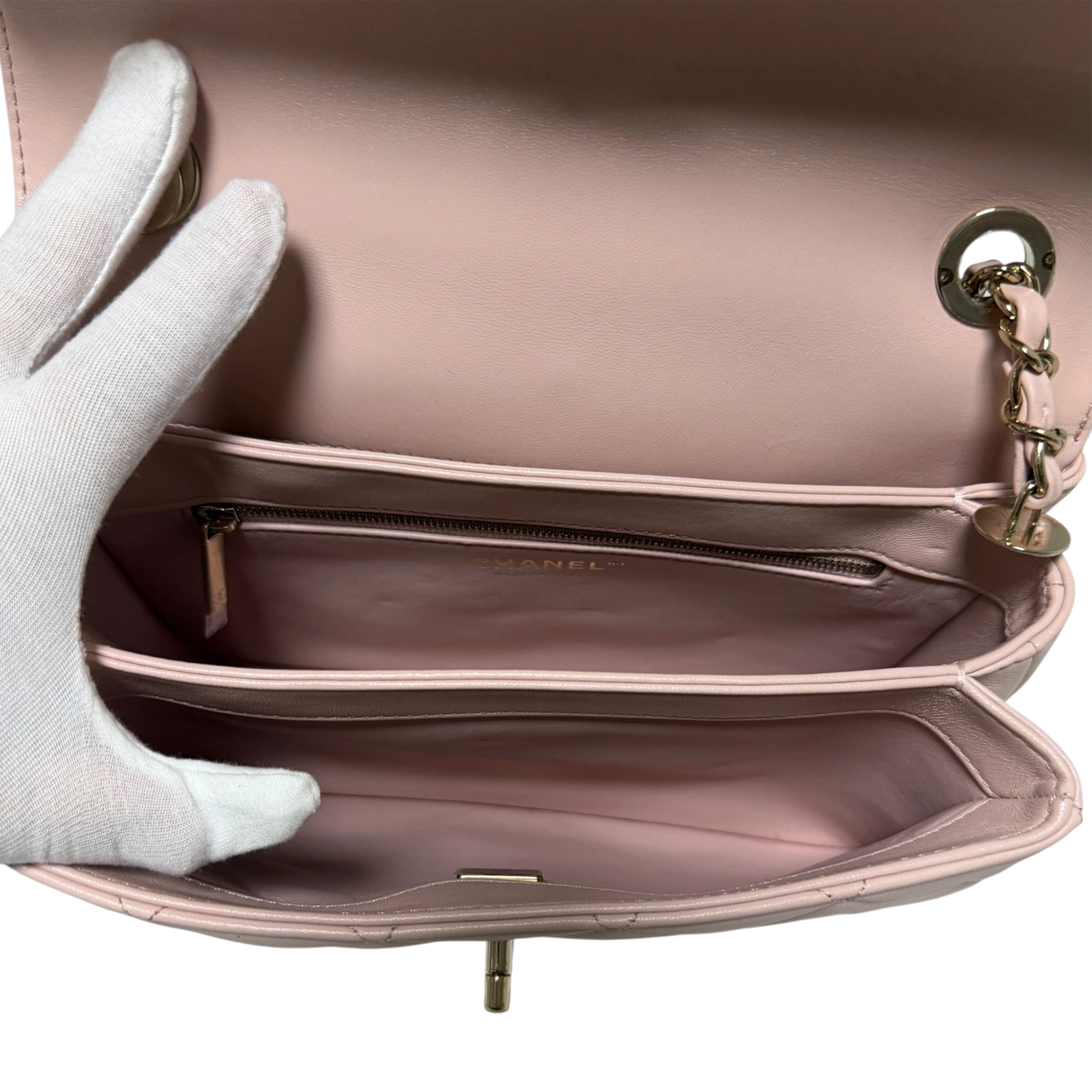 Chanel Trendy Chain CC Flap Dual Handle  Light Pink Fullset / neuwertig Chanel