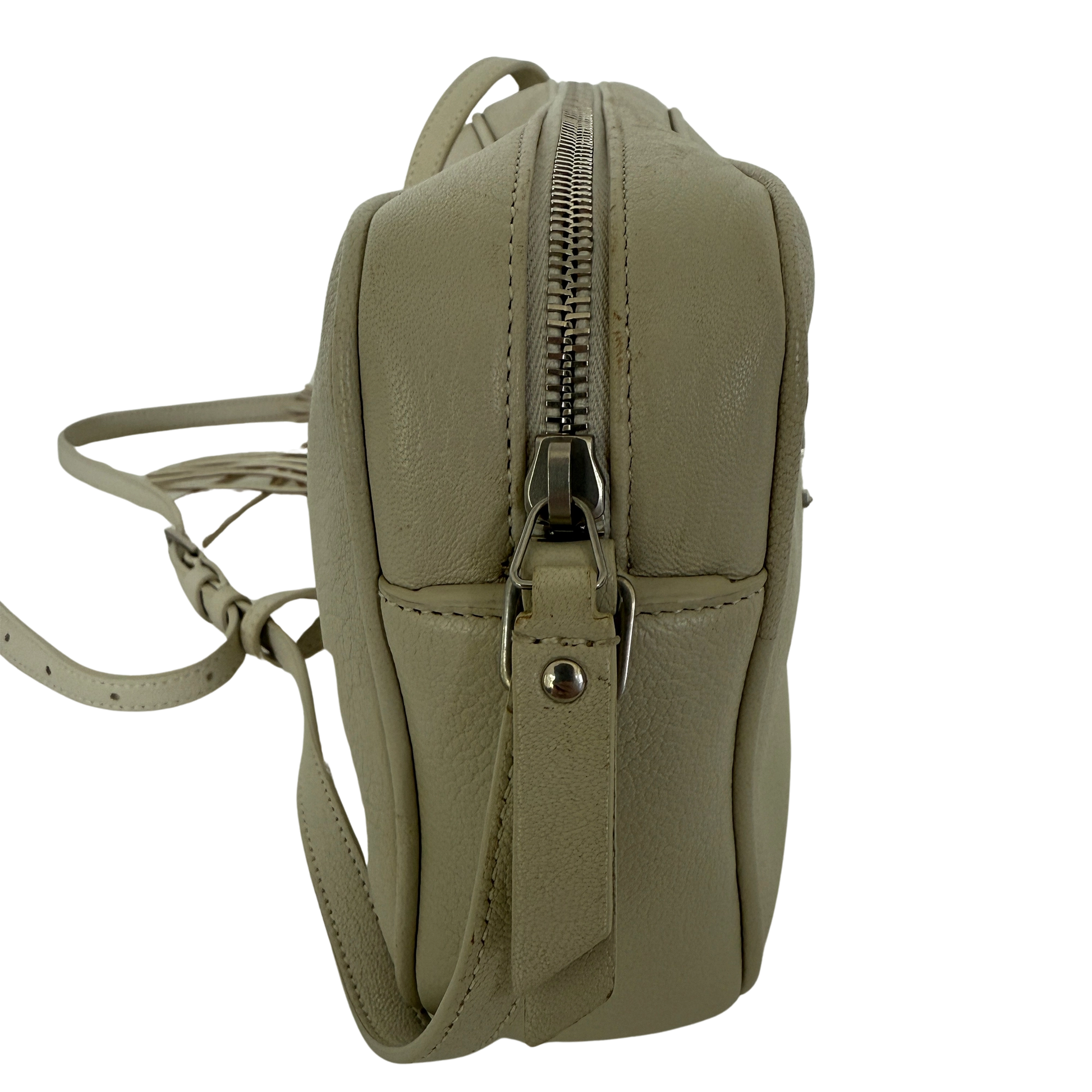 Yves Saint Laurent Lou Camera Tasche Cremeweiß / gut Echtheitscheck