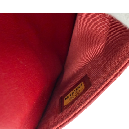 Chanel Wallet on Chain Lammleder Rot Chanel