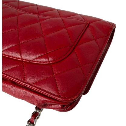 Chanel Wallet on Chain Lammleder Rot Chanel