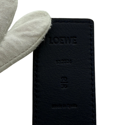 Loewe Anagram Wendegürtel Größe 90 Schwarz / neuwertig Loewe