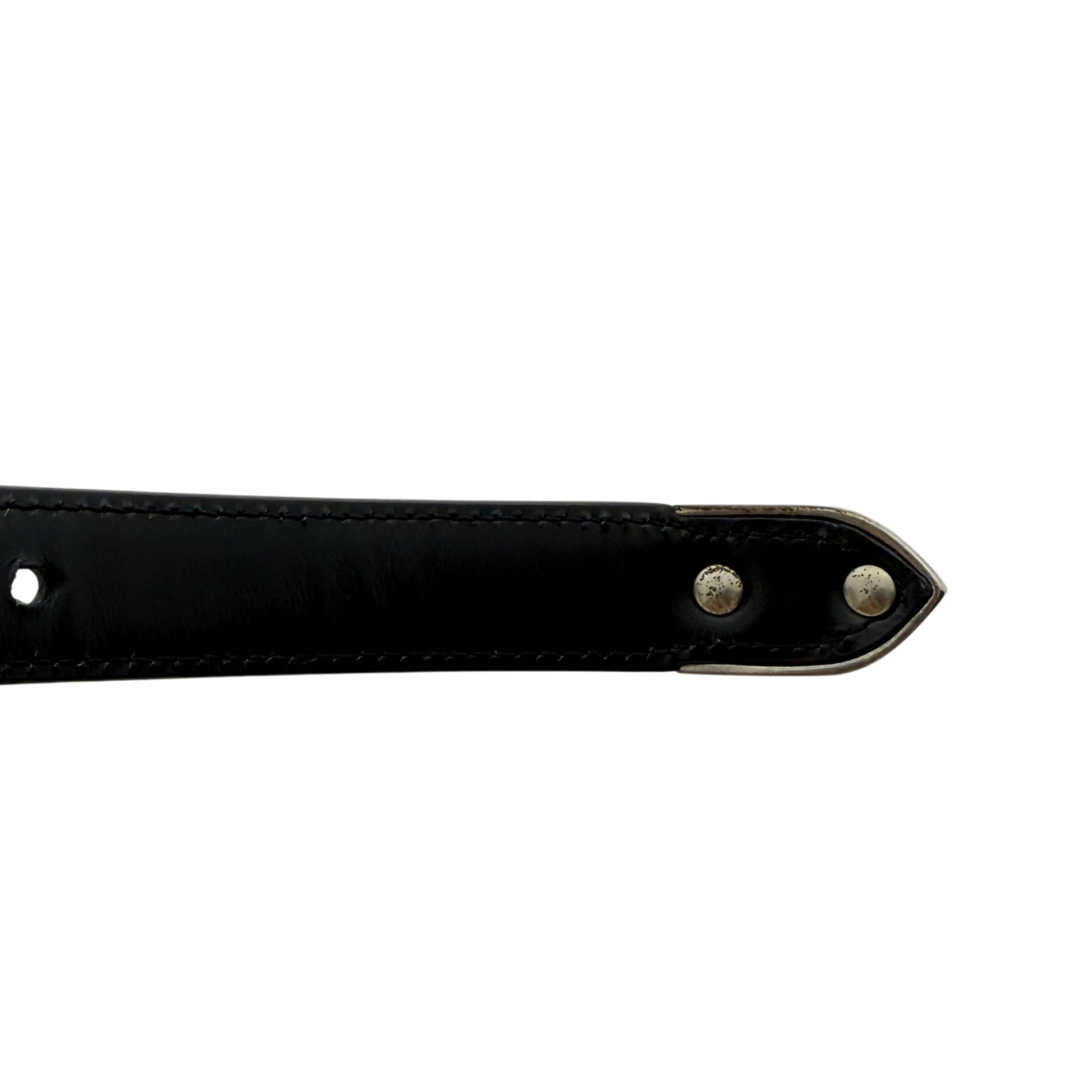 Saint Laurent Western Gürtel Schwarz / sehr gut Saint Laurent