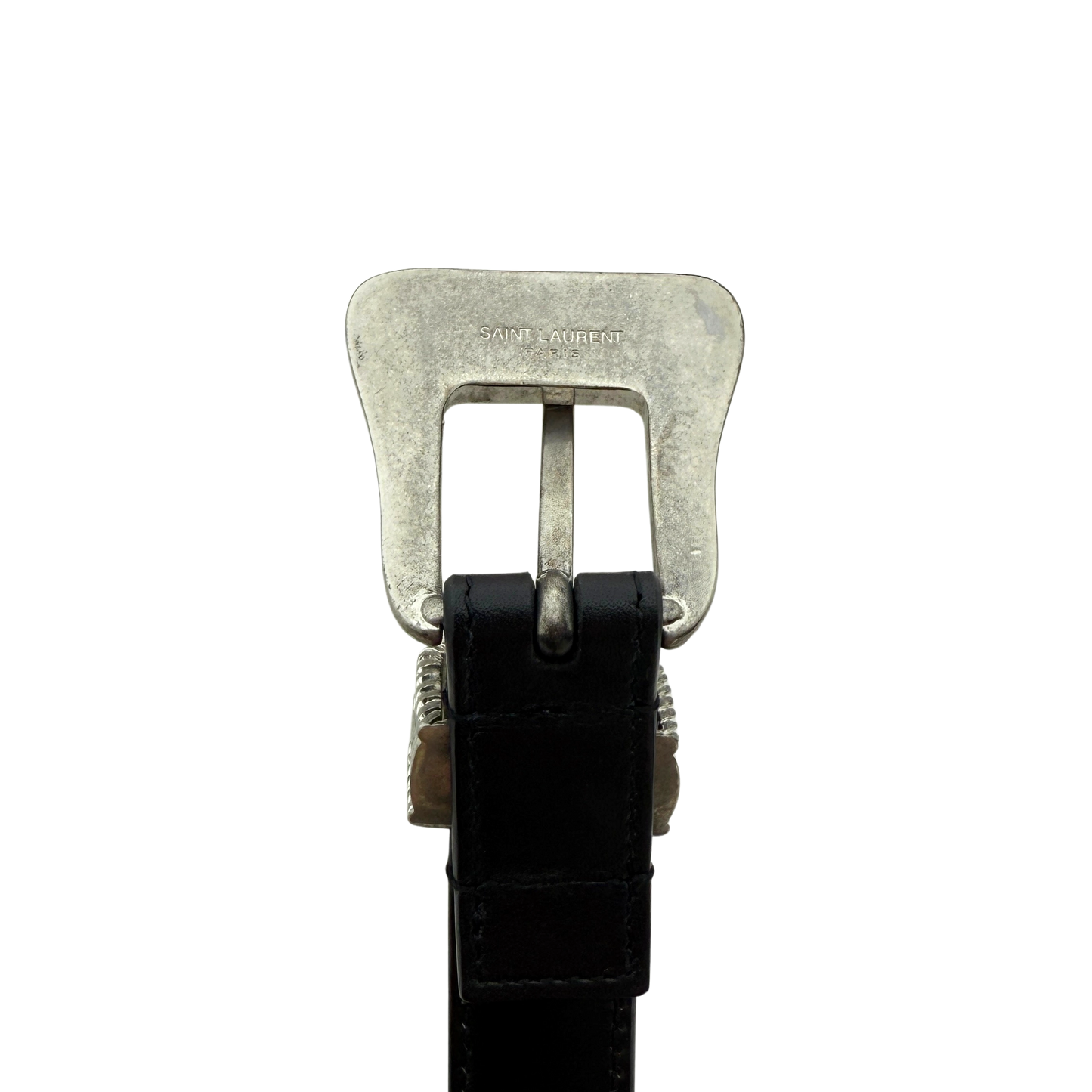 Saint Laurent Western Gürtel Schwarz / sehr gut Saint Laurent