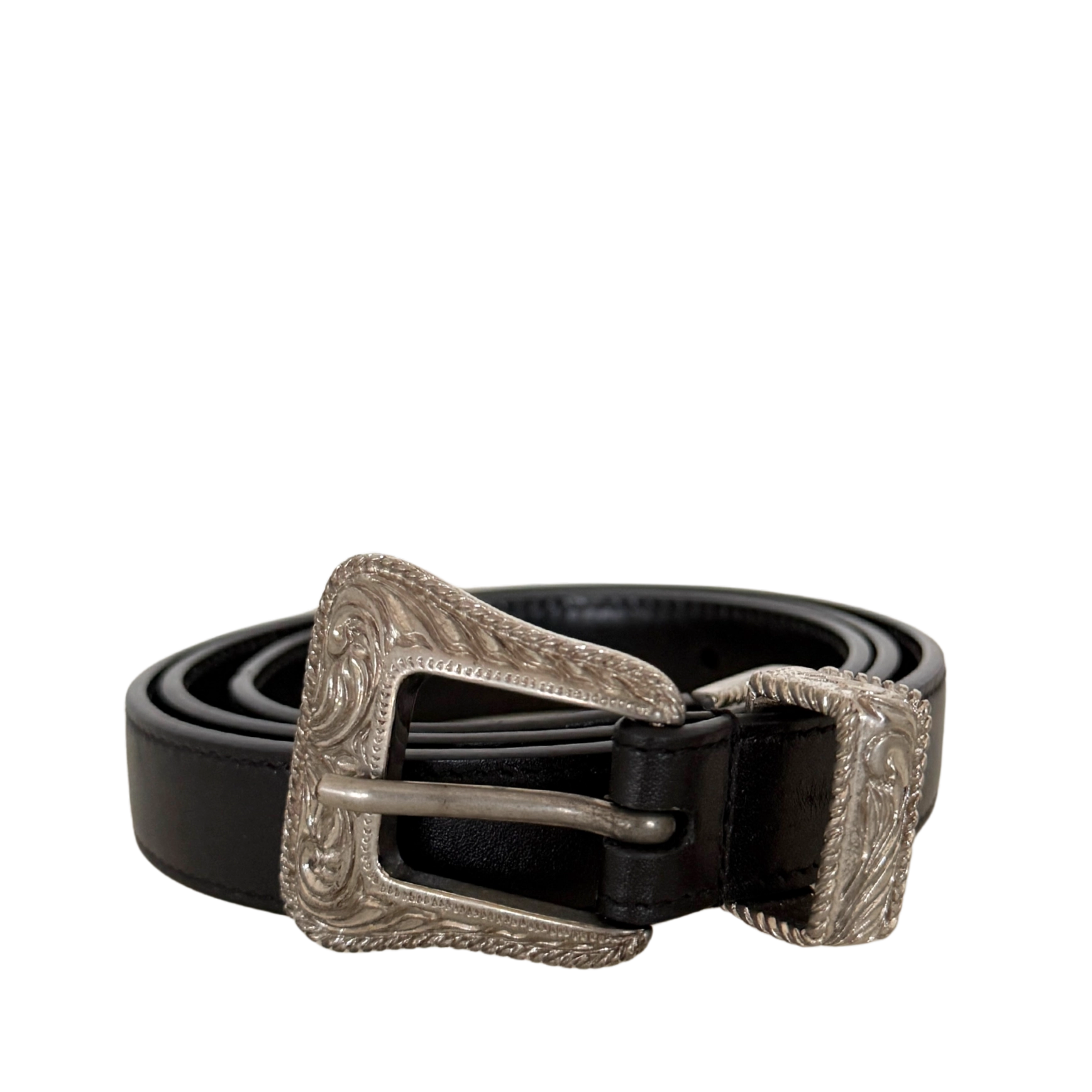 Saint Laurent Western Gürtel Schwarz / sehr gut Saint Laurent