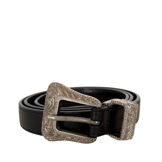 Saint Laurent Western Gürtel Schwarz / sehr gut Saint Laurent