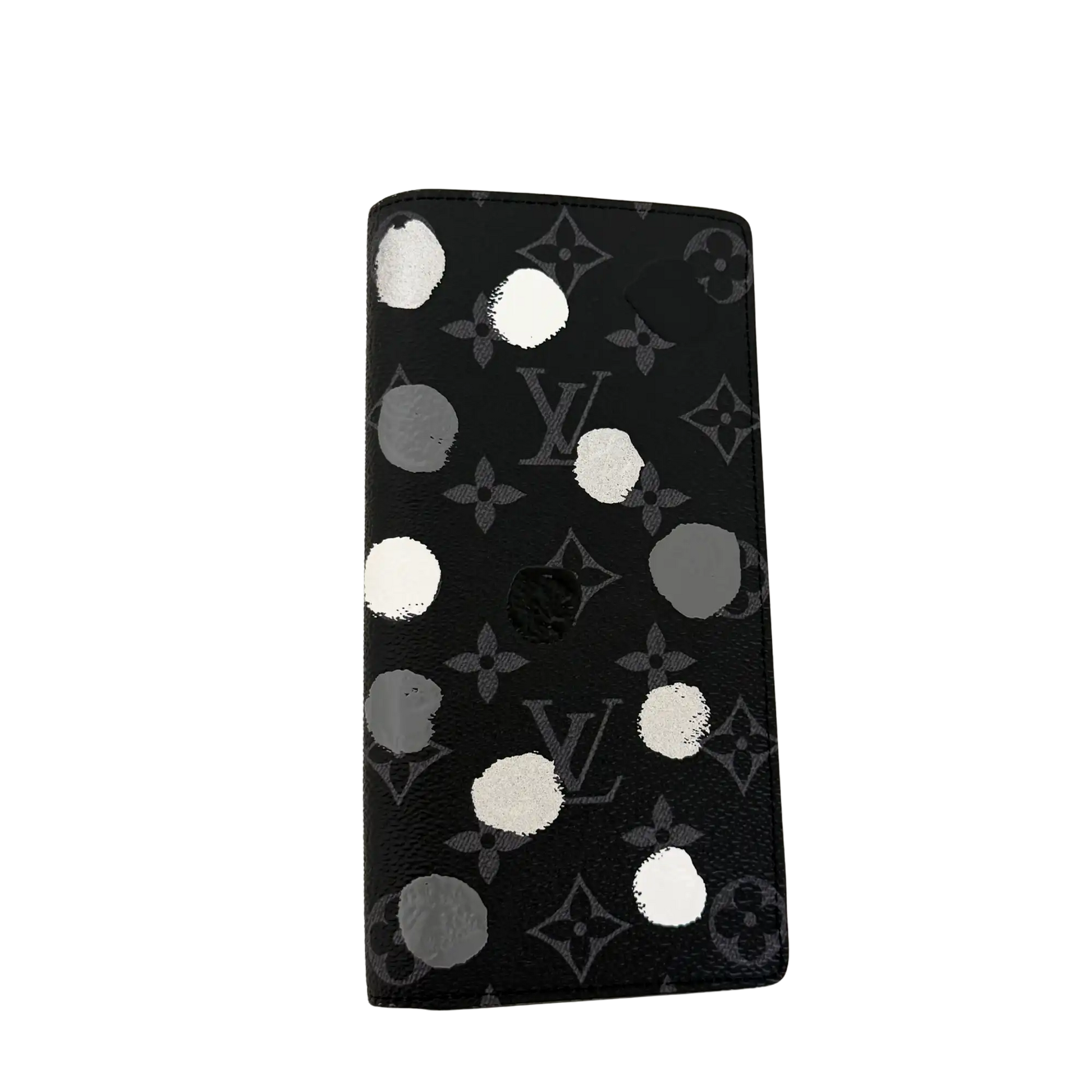 Louis Vuitton x Yayoi Kusama Monogram Eclipse Geldbörse Schwarz M81932 Fullset / neuwertig Louis Vuitton