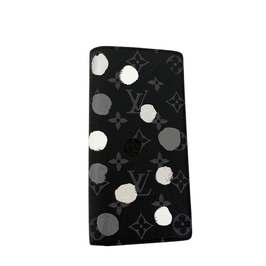 Louis Vuitton x Yayoi Kusama Monogram Eclipse Geldbörse Schwarz M81932 Fullset / neuwertig Louis Vuitton