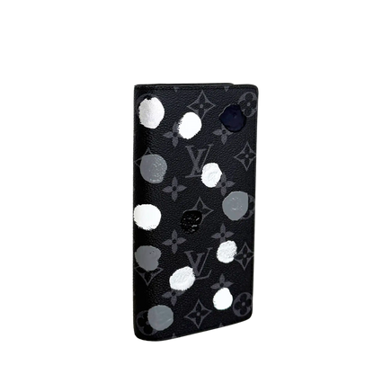 Louis Vuitton x Yayoi Kusama Monogram Eclipse Geldbörse Schwarz M81932 Fullset / neuwertig Louis Vuitton