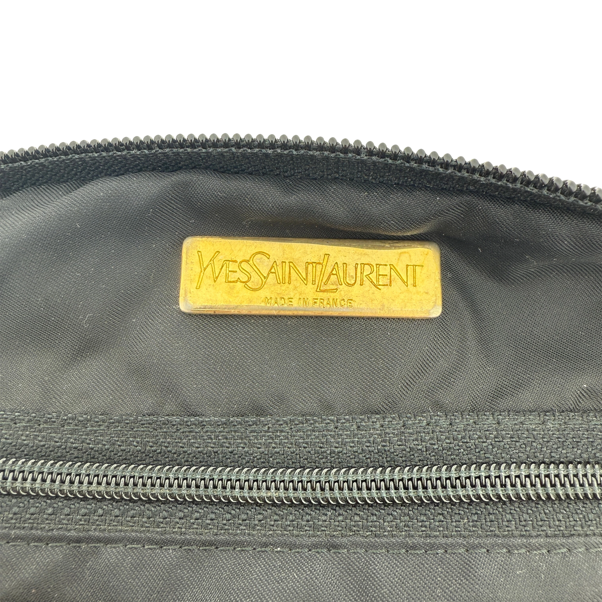 Yves Saint Laurent Love Printed Nylon Handtasche Bunt / gut Echtheitscheck