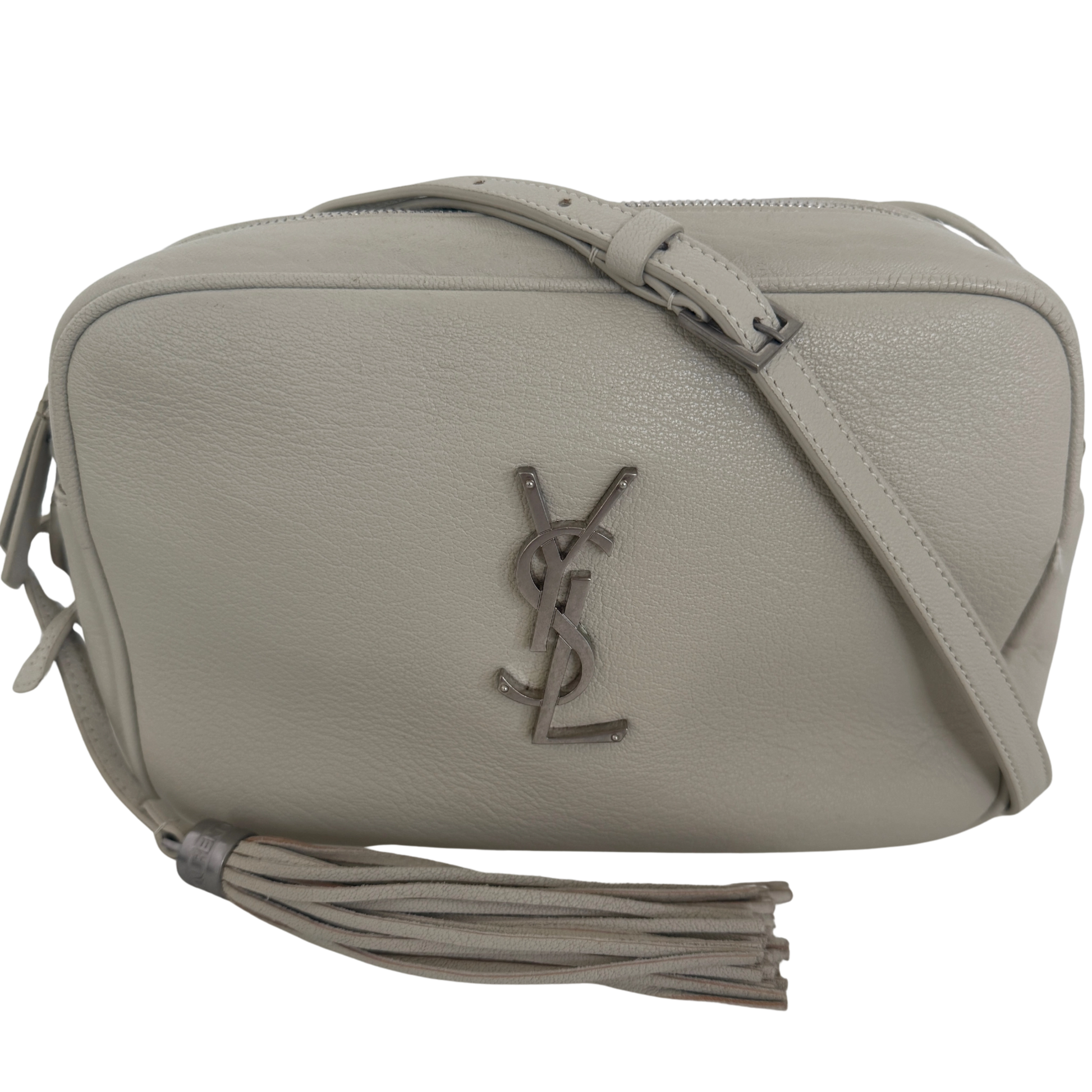 Yves Saint Laurent Lou Camera Tasche Cremeweiß / gut Echtheitscheck