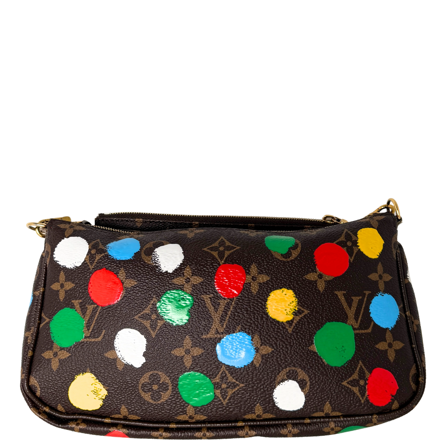 Louis Vuitton x Yayoi Kusama Multi Pochette Accessoires Monogram Multicolor M46385 / sehr gut Louis Vuitton