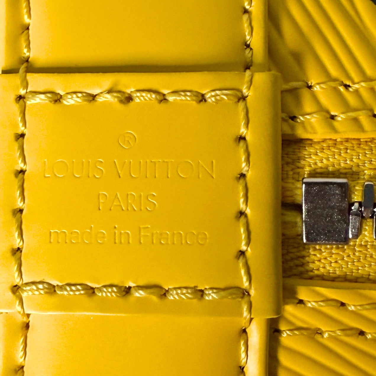 Louis Vuitton x Yayoi Kusama Alma BB Handtasche aus Epi-Leder Gelb M21700 Fullset / neuwertig Louis Vuitton