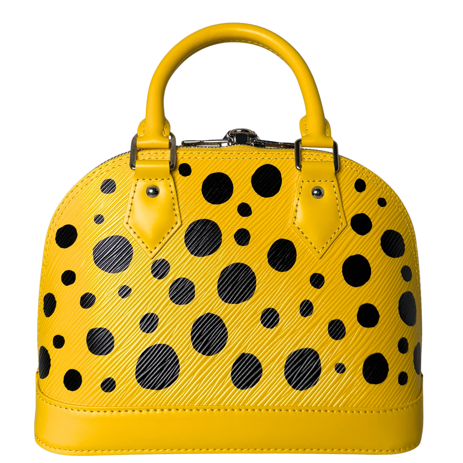 Louis Vuitton x Yayoi Kusama Alma BB Handtasche aus Epi-Leder Gelb M21700 Fullset / neuwertig Louis Vuitton