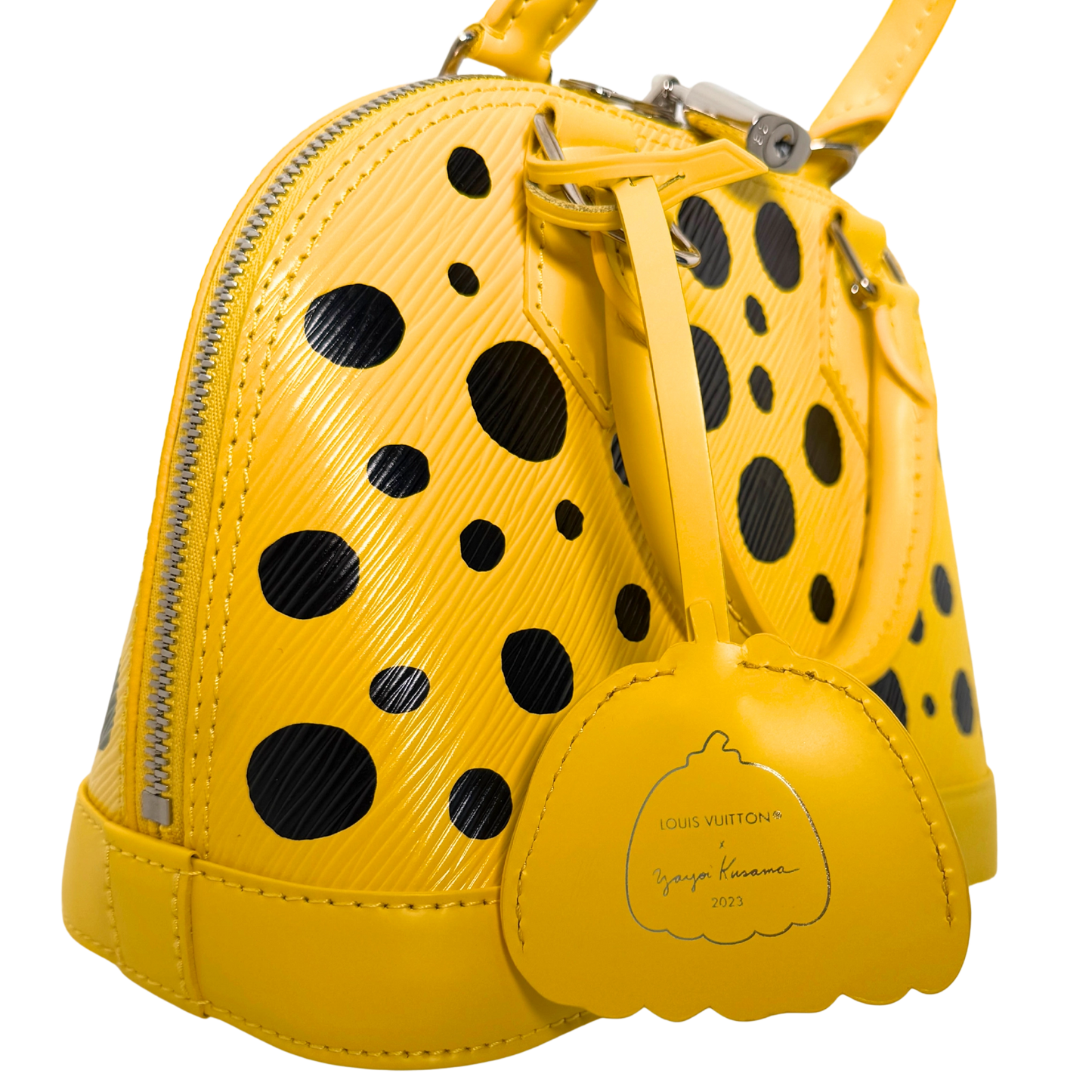 Louis Vuitton x Yayoi Kusama Alma BB Handtasche aus Epi-Leder Gelb M21700 Fullset / neuwertig Louis Vuitton