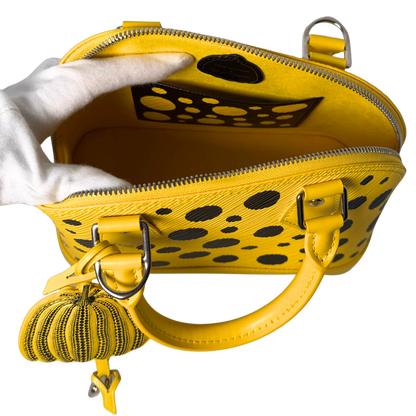 Louis Vuitton x Yayoi Kusama Alma BB Handtasche aus Epi-Leder Gelb M21700 Fullset / neuwertig Louis Vuitton