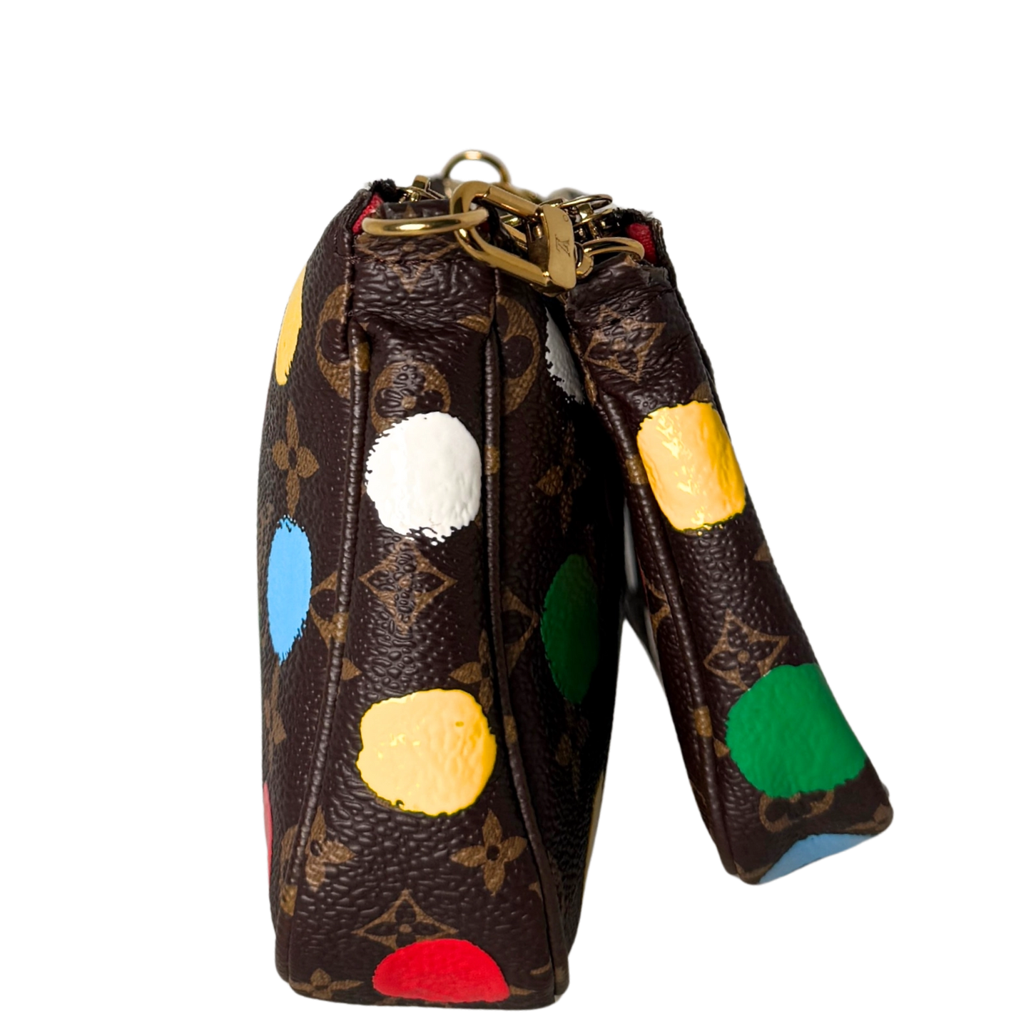 Louis Vuitton x Yayoi Kusama Multi Pochette Accessoires Monogram Multicolor M46385 / sehr gut Louis Vuitton
