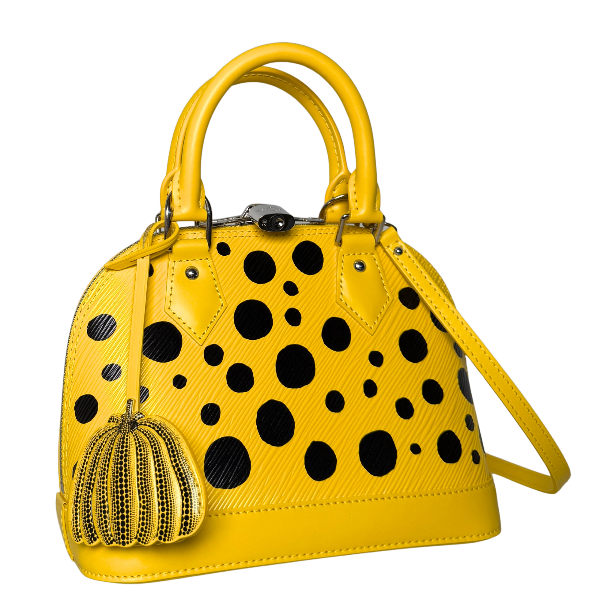 Louis Vuitton x Yayoi Kusama Alma BB Handtasche aus Epi-Leder Gelb M21700 Fullset / neuwertig Louis Vuitton
