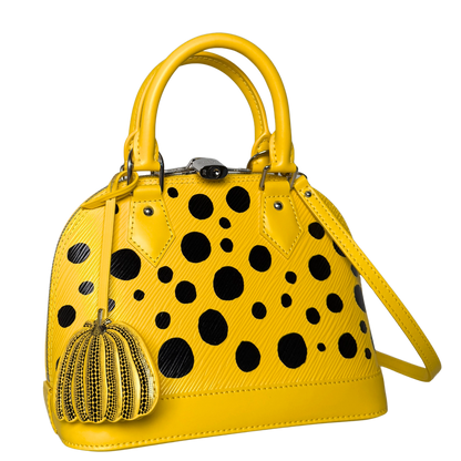Louis Vuitton x Yayoi Kusama Alma BB Handtasche aus Epi-Leder Gelb M21700 Fullset / neuwertig Louis Vuitton