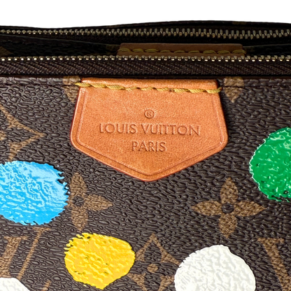 Louis Vuitton x Yayoi Kusama Multi Pochette Accessoires Monogram Multicolor M46385 / sehr gut Louis Vuitton