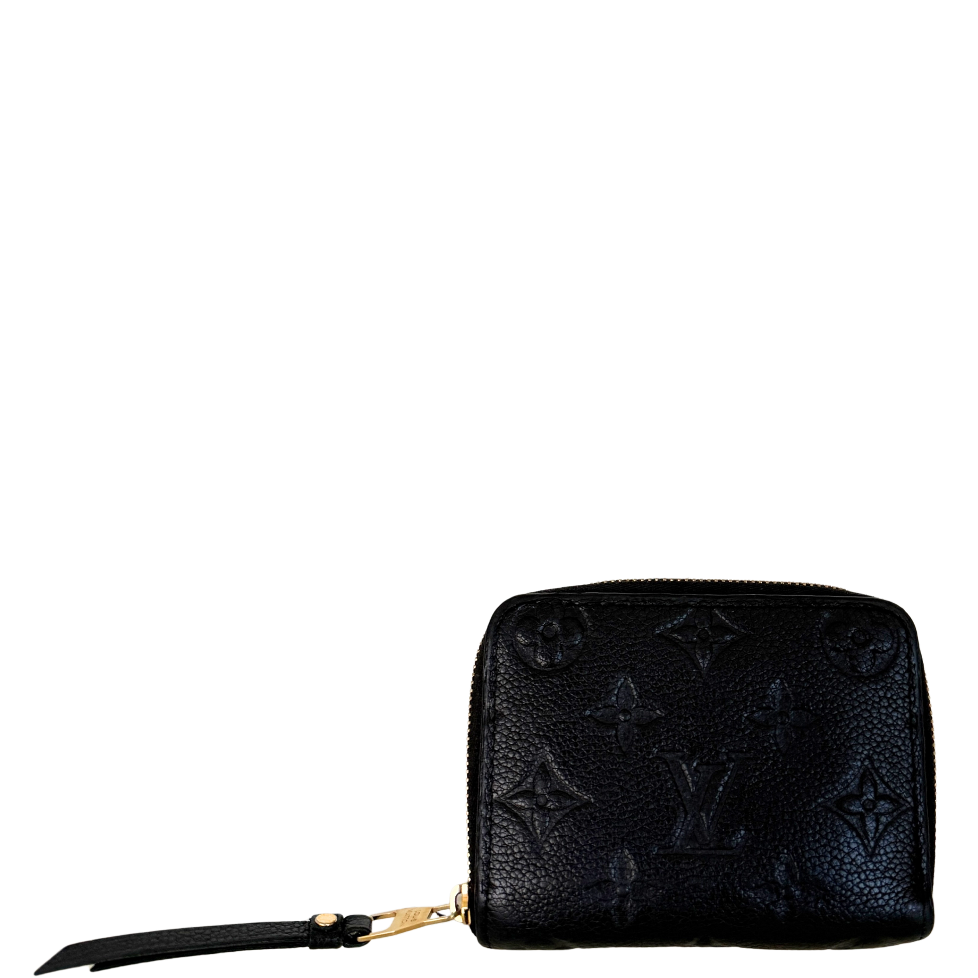 Louis Vuitton Zippy Coin Geldbörse M60574 Schwarz / sehr gut Echtheitscheck