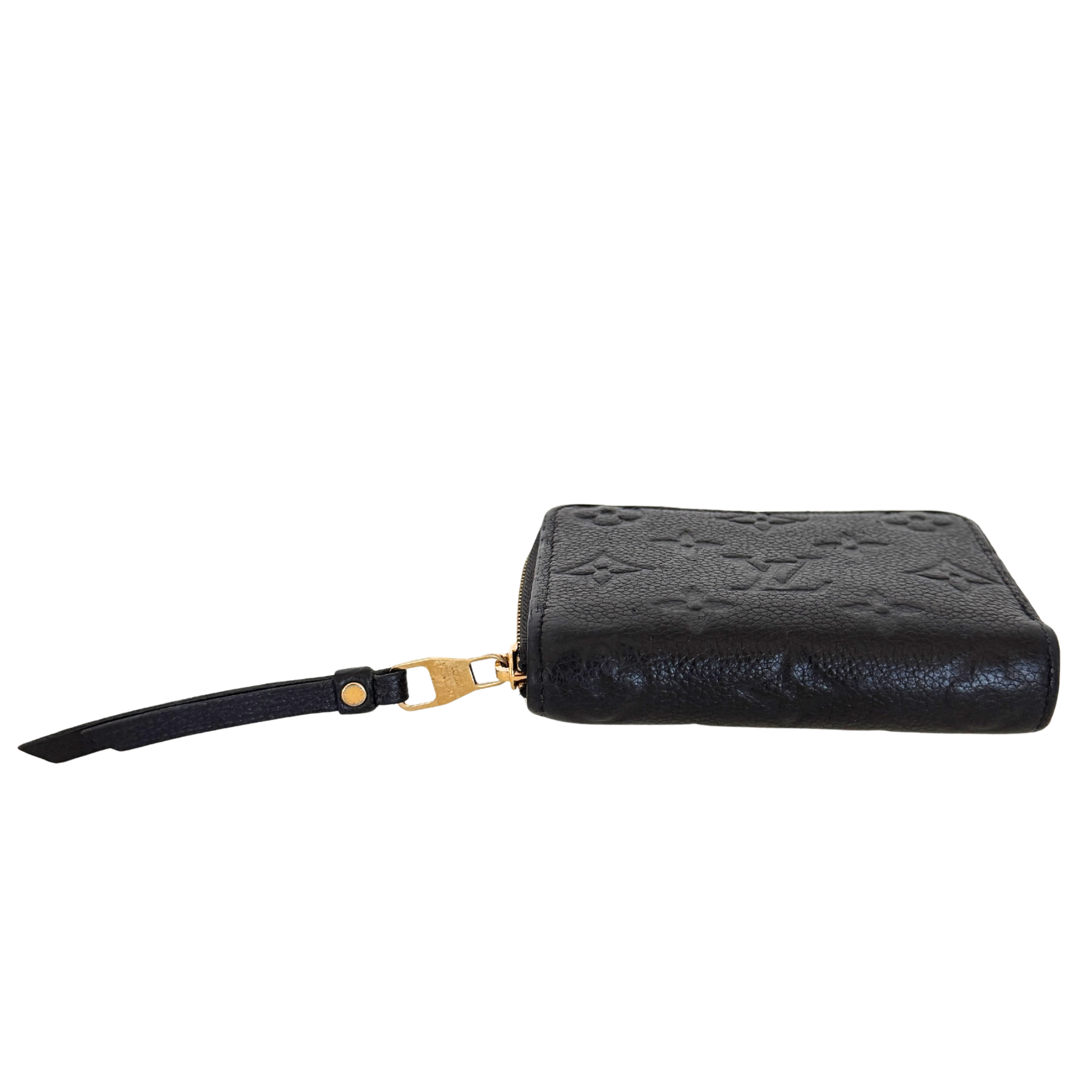 Louis Vuitton Zippy Coin Geldbörse M60574 Schwarz / sehr gut Echtheitscheck