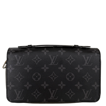 Louis Vuitton Zippy XL Wallet Monogram Eclipse M61698 Schwarz / neuwertig Louis Vuitton