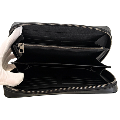 Louis Vuitton Zippy XL Wallet Monogram Eclipse M61698 Schwarz / neuwertig Louis Vuitton