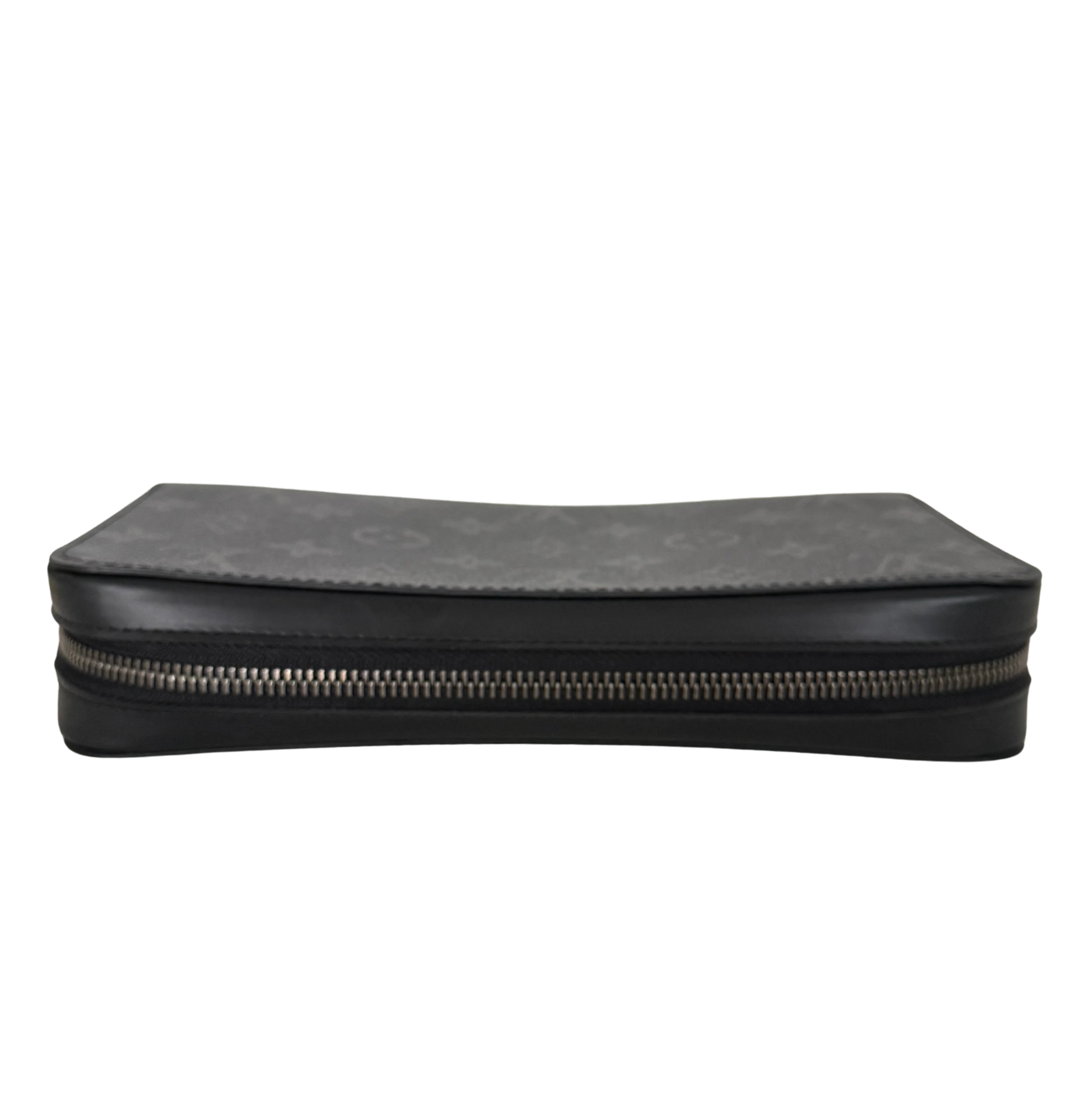 Louis Vuitton Zippy XL Wallet Monogram Eclipse M61698 Schwarz / neuwertig Louis Vuitton